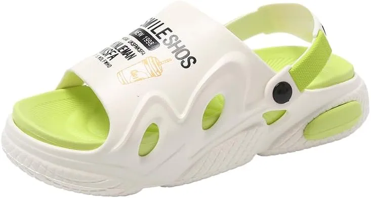Men's Beach Sandals, Quick-Dry Flip-Flop Slides, Water Resistant Lightweight, Compression Molded Footbed Ultra-Soft Comfort Fit