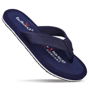 Men's Care Plus Flip-Flop  - WH3810 Navy Blue