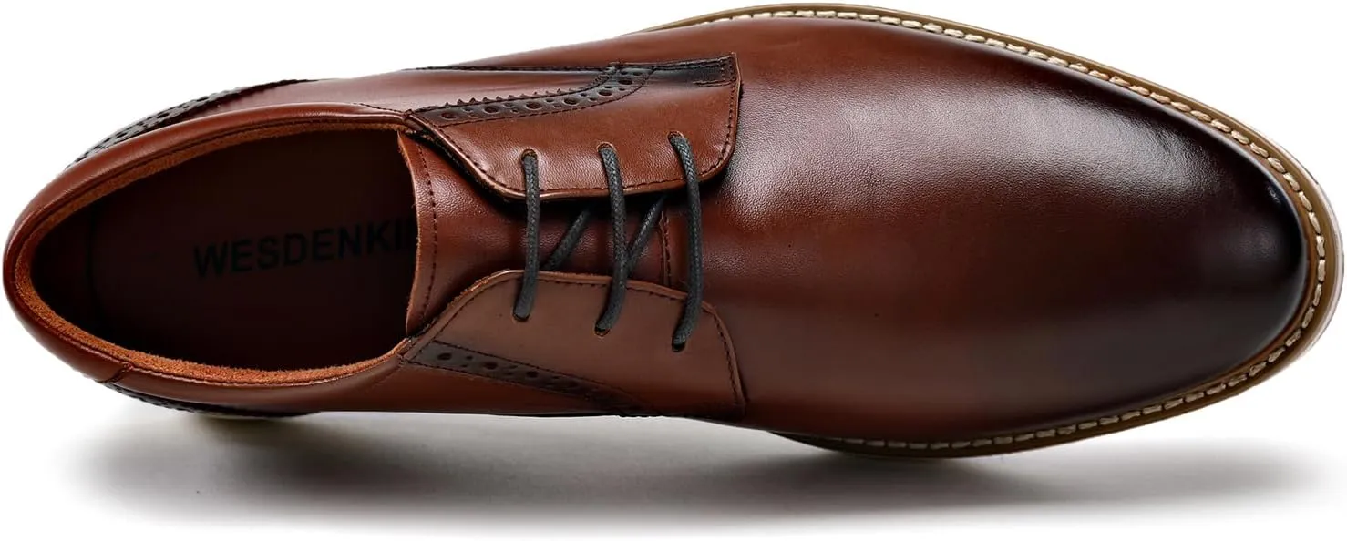 Men's Casual Dress Oxfords Shoes Business Formal Derby Sneakers