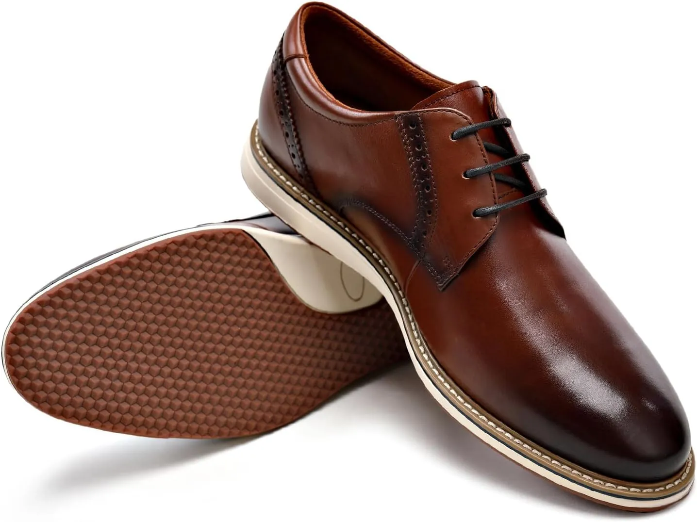 Men's Casual Dress Oxfords Shoes Business Formal Derby Sneakers