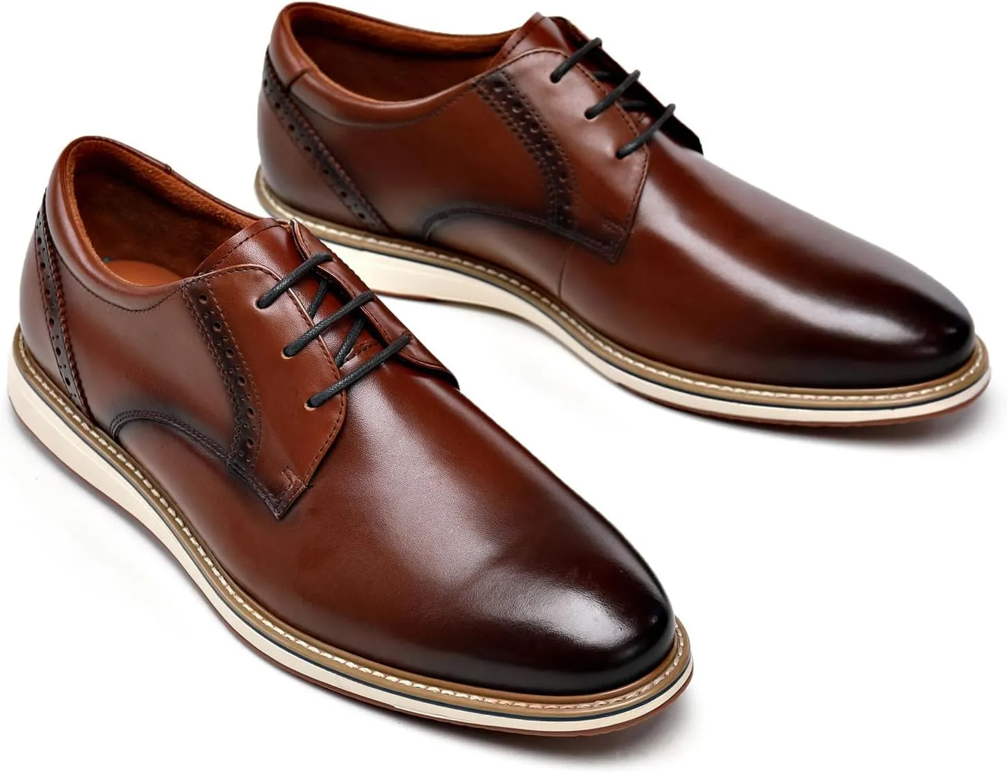 Men's Casual Dress Oxfords Shoes Business Formal Derby Sneakers