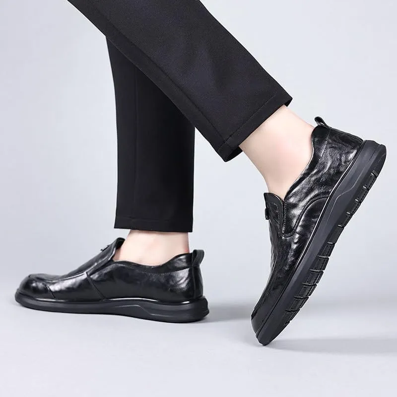 Men's Casual Slip-Ons Loafers Comfort Non-Slip Business Work Dress Shoes Classic Formal Derby Shoes for Men