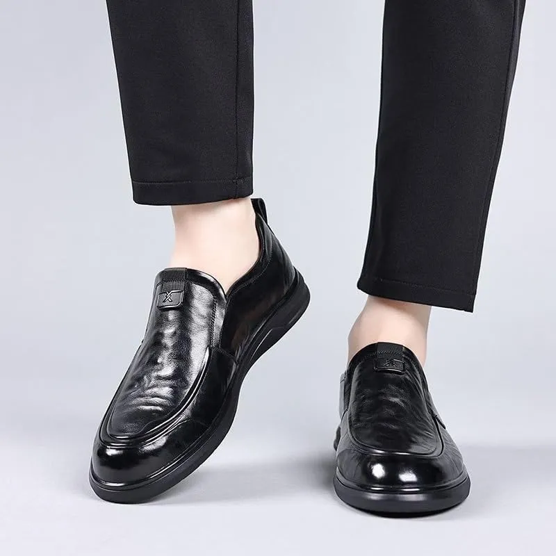 Men's Casual Slip-Ons Loafers Comfort Non-Slip Business Work Dress Shoes Classic Formal Derby Shoes for Men