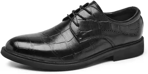 Men's Classic Oxfords Shoes Casual Lace Up Dress Shoes Formal Modern Business Derby Shoes for Men(10)