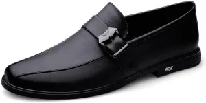 Men's Classic Slip-on Loafers Mens Casual Business Formal Oxford Shoes Men Wedding Faux Patent Derby Shoe