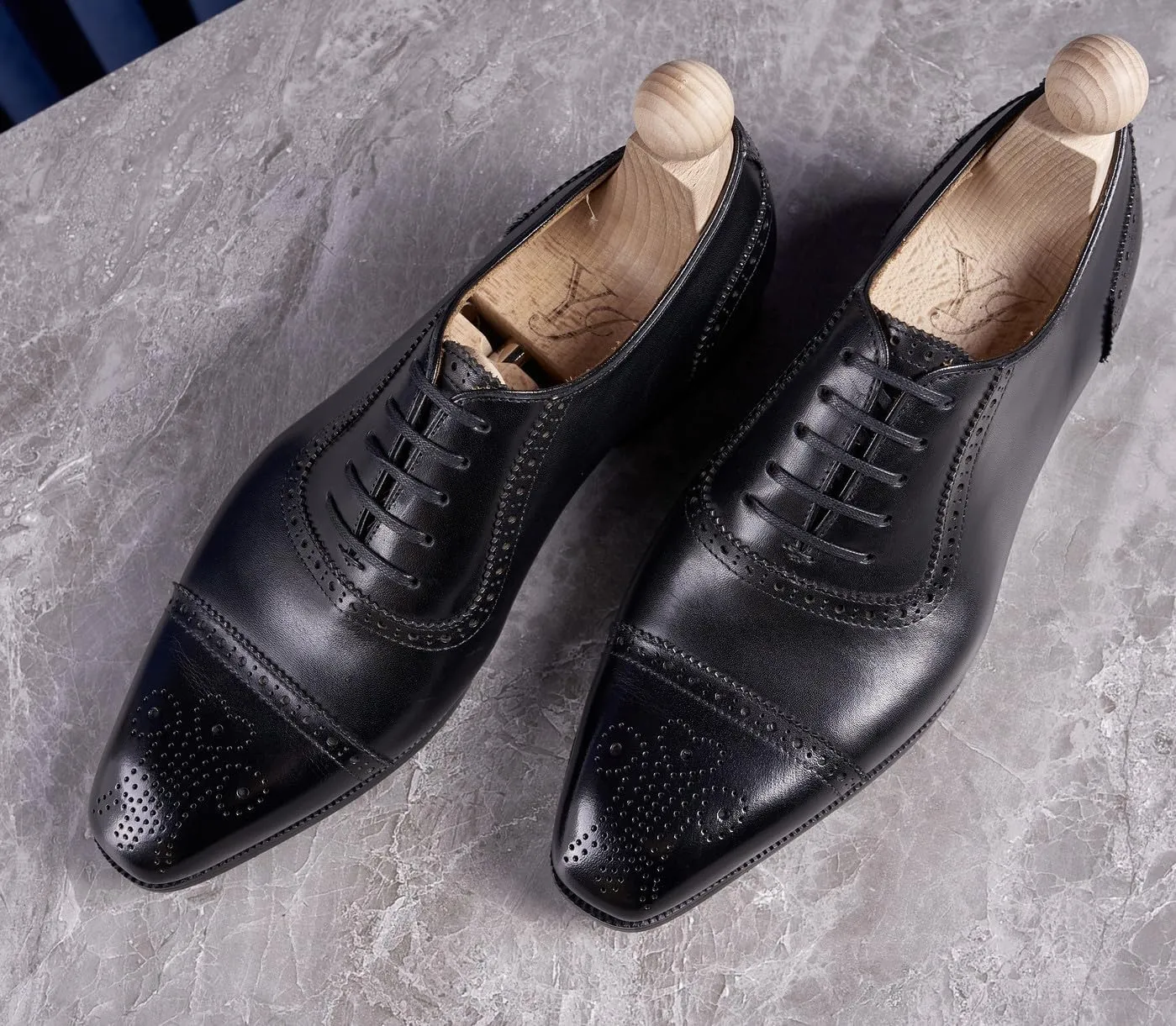 Mens Dress Shoes Formal Oxfords Genunie Leather Modern Cap Toe Brogues Oxford Fashion Prom Wedding Derby Business Casual Suit Shoes Tuxedo Shoes for Men