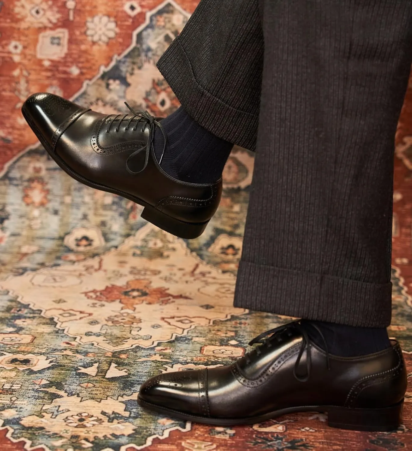 Mens Dress Shoes Formal Oxfords Genunie Leather Modern Cap Toe Brogues Oxford Fashion Prom Wedding Derby Business Casual Suit Shoes Tuxedo Shoes for Men
