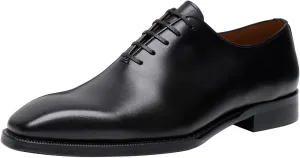 Mens Dress Shoes Formal Oxfords Genunie Leather Modern Whole Cut Oxford Fashion Business Casual Derby Prom Wedding Suit Shoes Tuxedo Shoes for Men