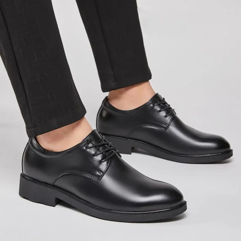 Men's Dress Shoes Non-Slip Softsole Walking Derby Shoes Mens Comfort Hand Stitched Business Formal Oxfords Shoes