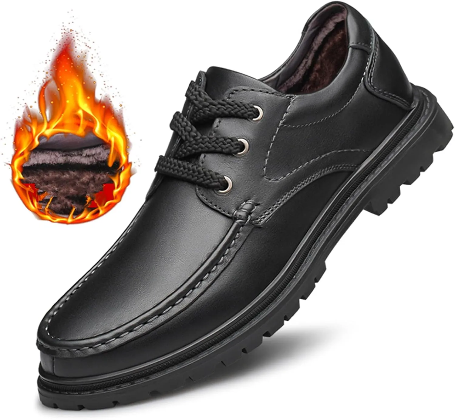 Men's Dress Shoes Oxford Shoes Classic Casual Lace up Formal Business Derby Shoes for Men
