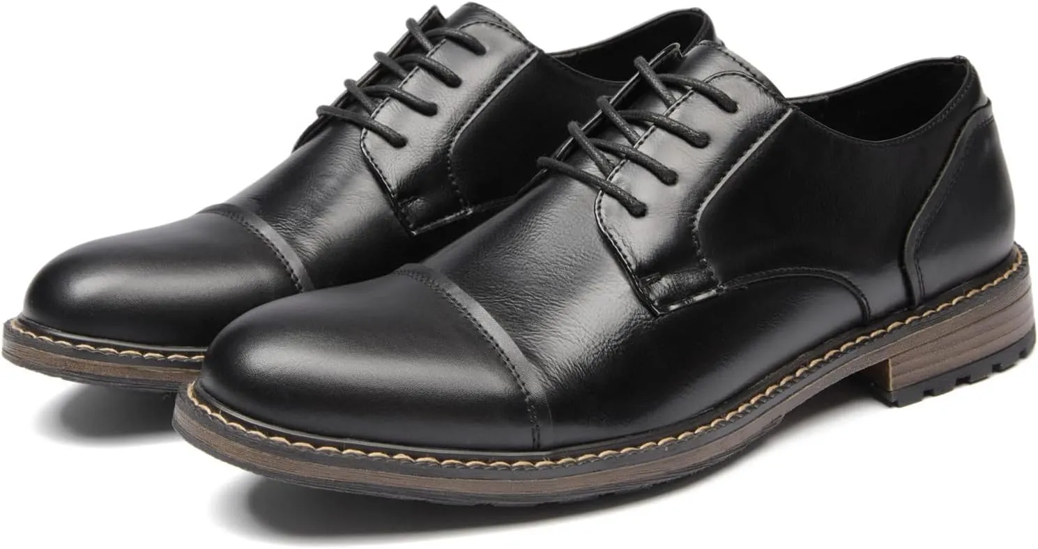 Men's Dress Shoes Oxford Shoes Formal Dress Shoes for Men Business Derby Shoes.