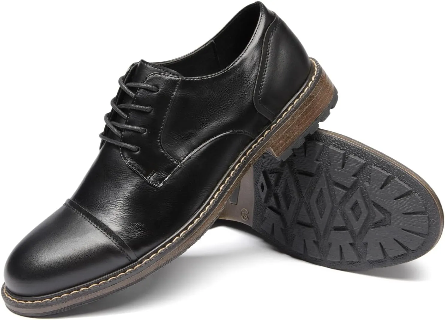 Men's Dress Shoes Oxford Shoes Formal Dress Shoes for Men Business Derby Shoes.