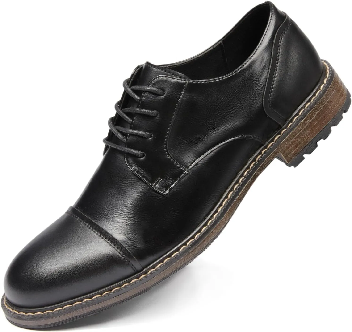 Men's Dress Shoes Oxford Shoes Formal Dress Shoes for Men Business Derby Shoes.