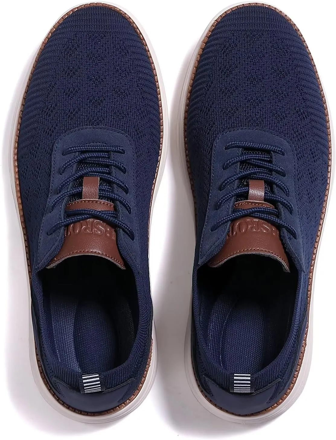 Men's Fashion Dress Sneakers Mesh Oxfords Business Casual Walking Shoes Knit Lightweight Tennis Footwear