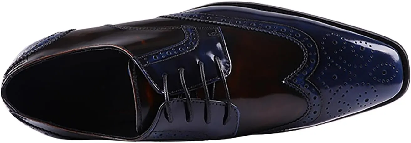 Men's Oxfords Formal Dress Leather Wingtips Brogues Derby Business Casual Fashion Walking Shoes for Men
