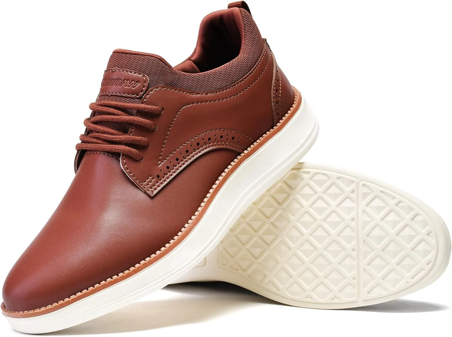 Mens Oxfords Lace-Up Lightweight Casual Busniess Comfortable Dress Shoes for Men