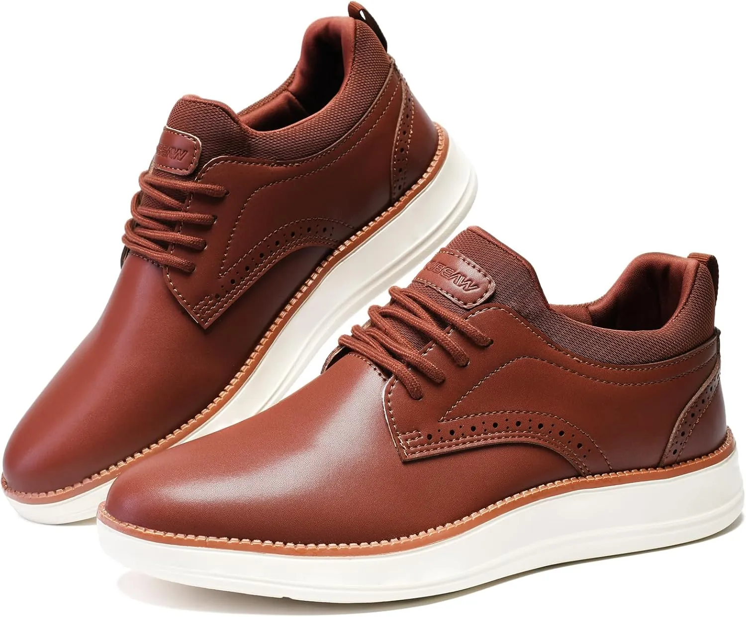 Mens Oxfords Lace-Up Lightweight Casual Busniess Comfortable Dress Shoes for Men