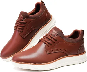 Mens Oxfords Lace-Up Lightweight Casual Busniess Comfortable Dress Shoes for Men