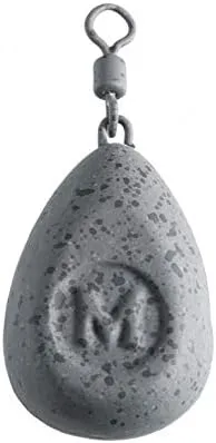 Mivardi Reed Stealth for Carp, Lead Stealth - Flat Pear, 2.50 oz, 2.50, 71, M-CLSFP250, M-CLSFP250