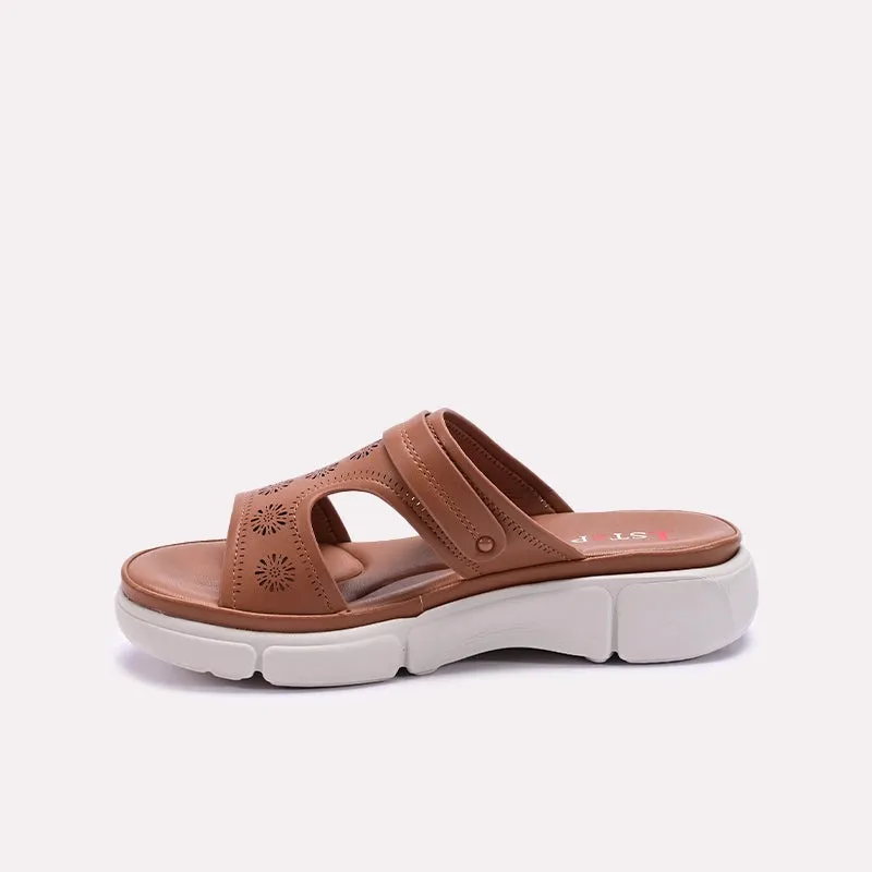 Mustard Soft Chunky Casual Slippers 0413278