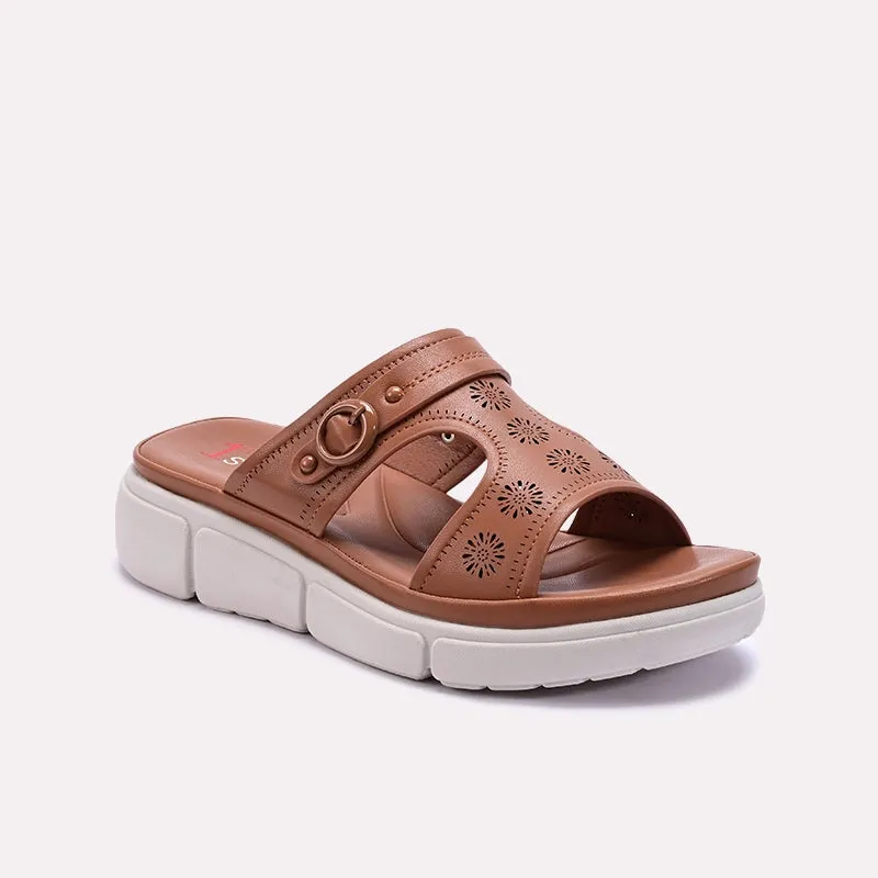 Mustard Soft Chunky Casual Slippers 0413278