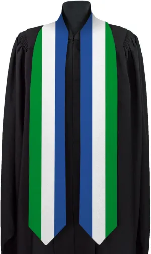 National Graduation Sash/Stole International Study Abroad Unisex Country Flag Graduation Sash