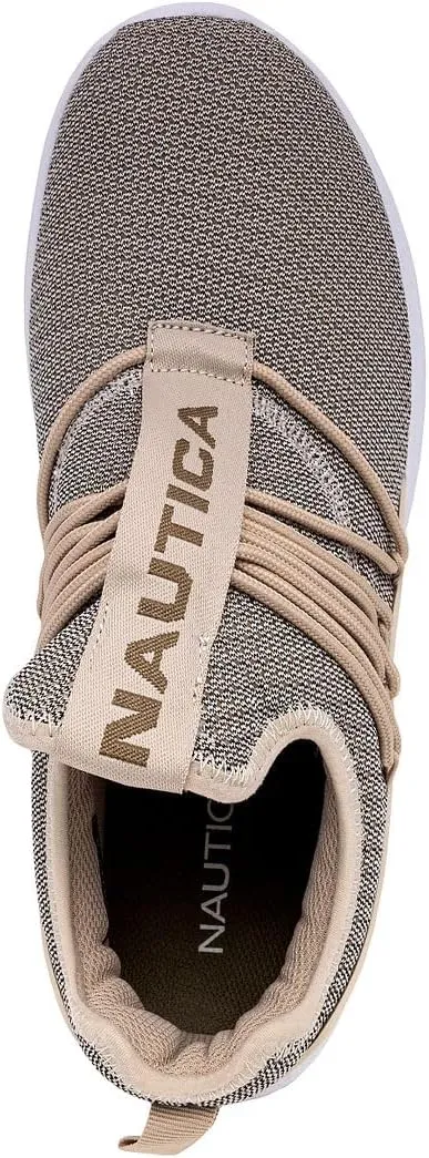 Nautica Men's Sneakers Slip-On Bungee Comfortable Casual Fashion Walking Shoes