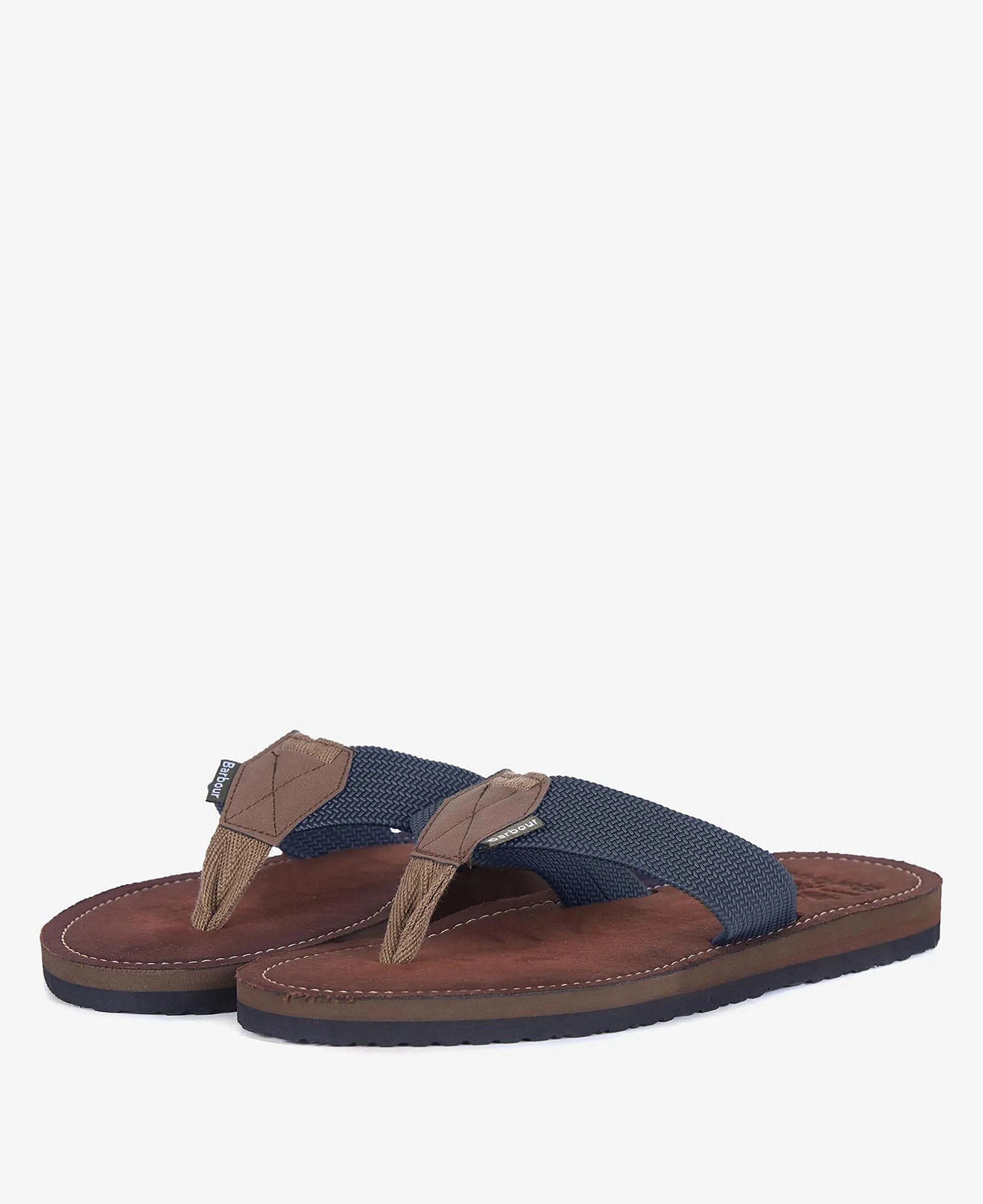 Navy Toeman Flip Flops