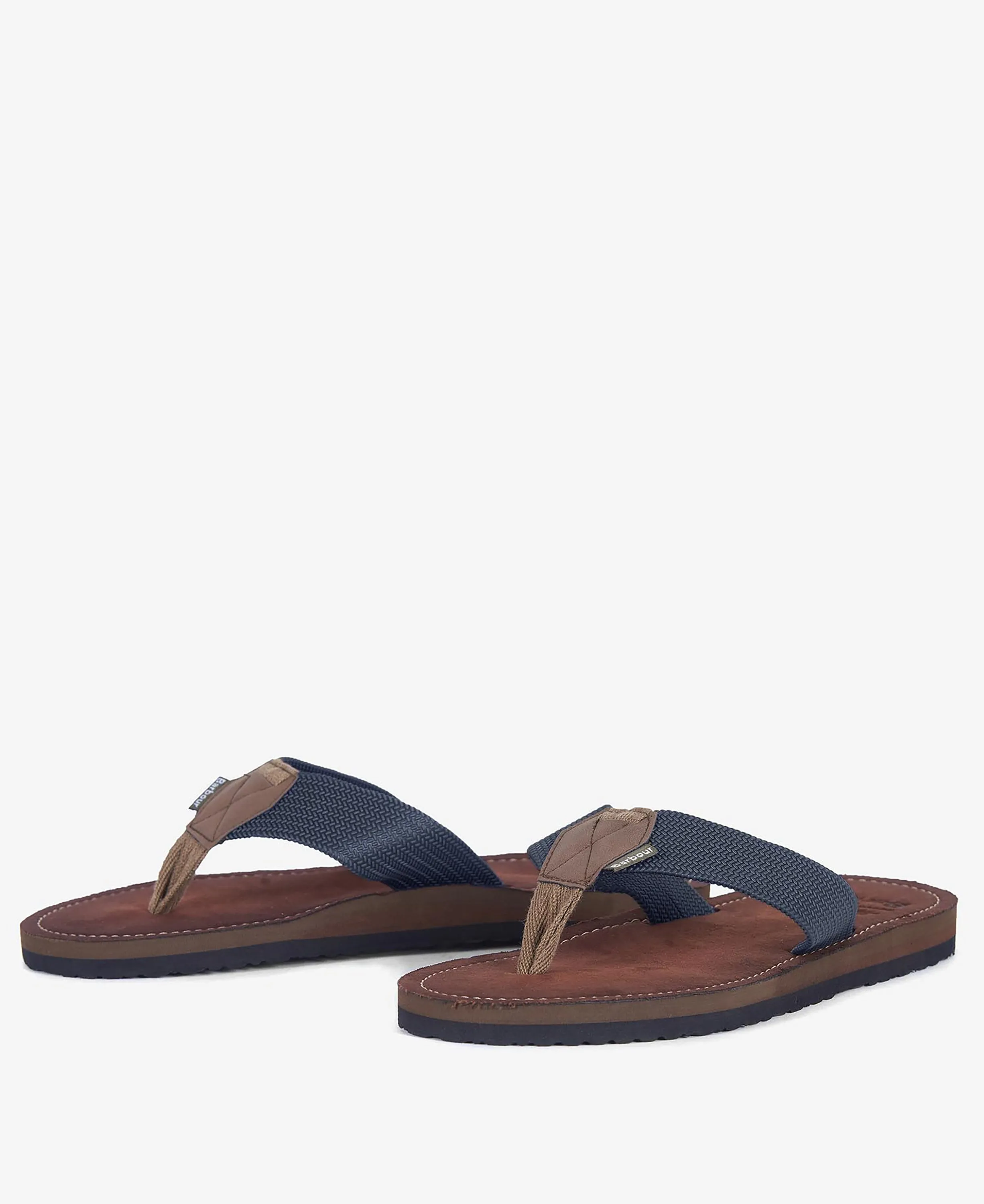 Navy Toeman Flip Flops