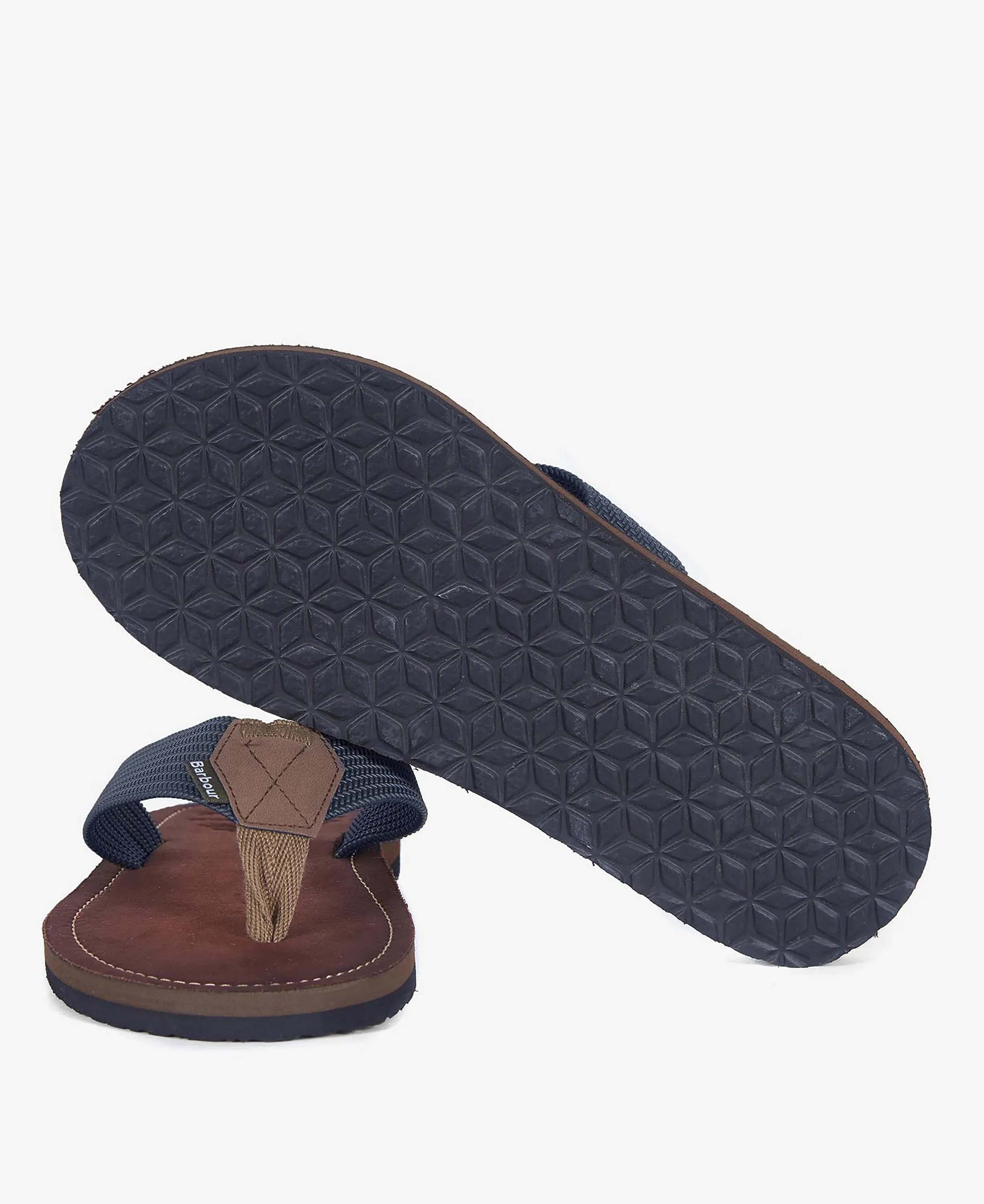 Navy Toeman Flip Flops