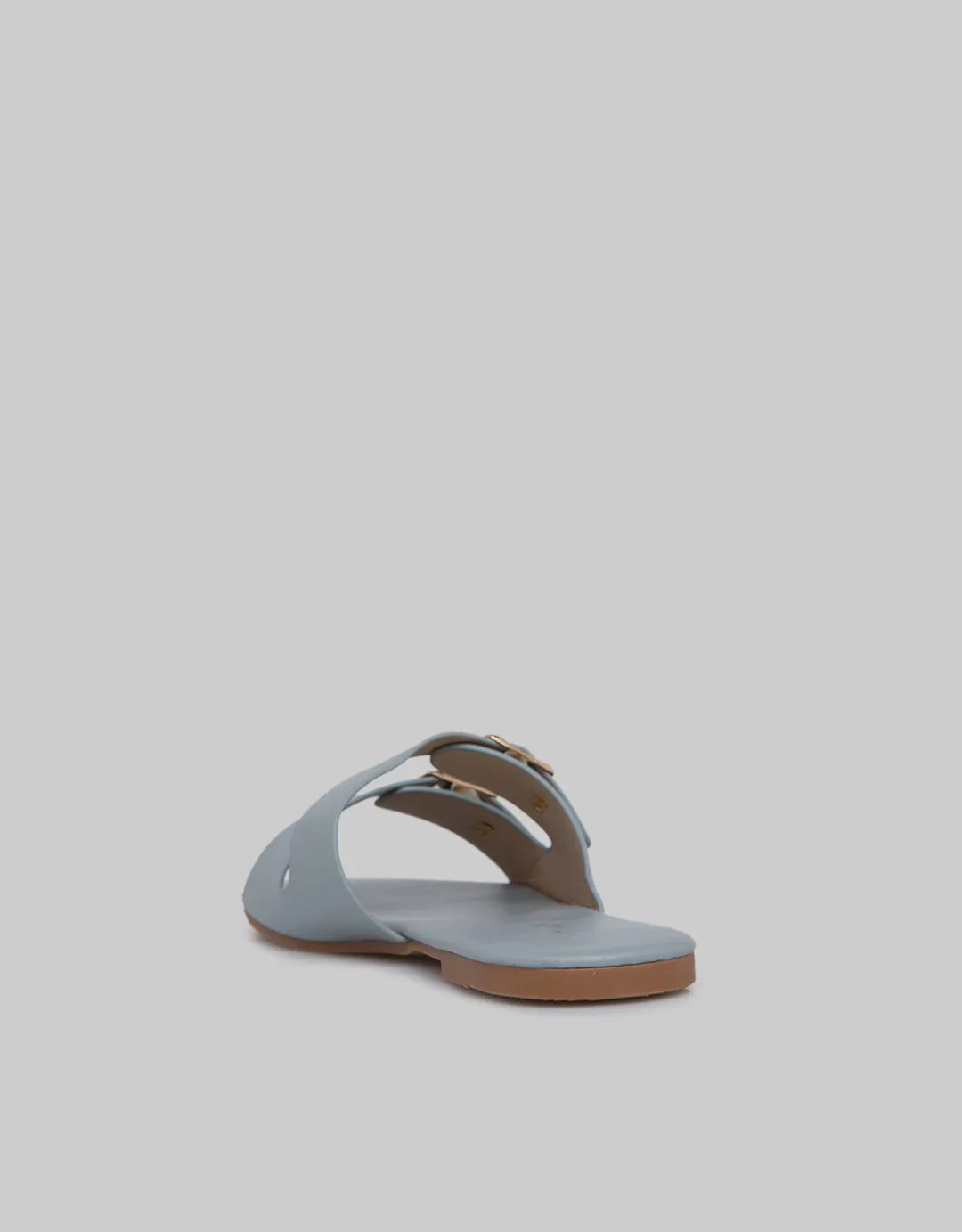 Nevada Slip On Woman Two Buckle Strap