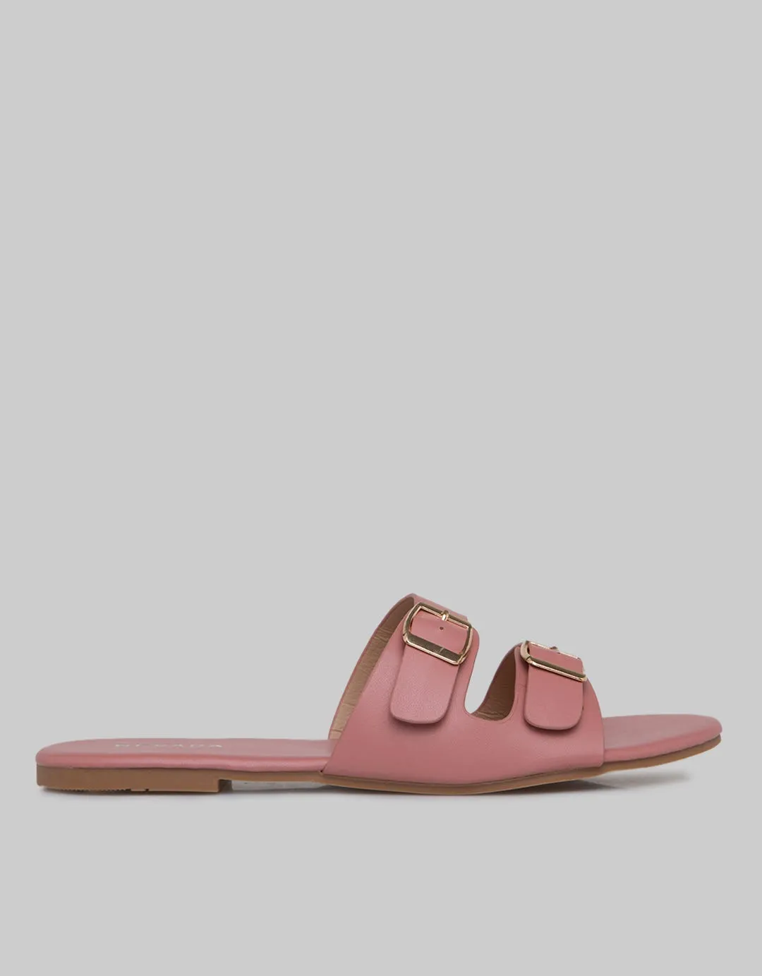 Nevada Slip On Woman Two Buckle Strap