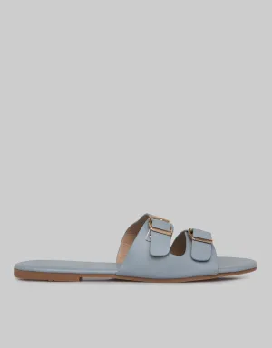 Nevada Slip On Woman Two Buckle Strap