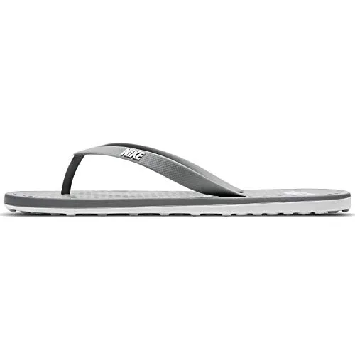 Nike On Deck Mens Flip Flop Sandals Shoe Sandal (Particle Grey/Particle Grey/White, us_footwear_size_system, adult, men, numeric, medium, numeric_15)