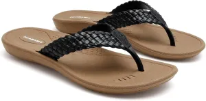 OKABASHI Women's Baha Flip Flop | Contoured Footbed w/Arch Support for All-Day Comfort | Slip-Resistant & Waterproof | Sustainably Made in The USA
