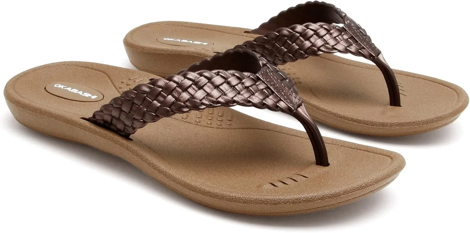 OKABASHI womens Flip Flop