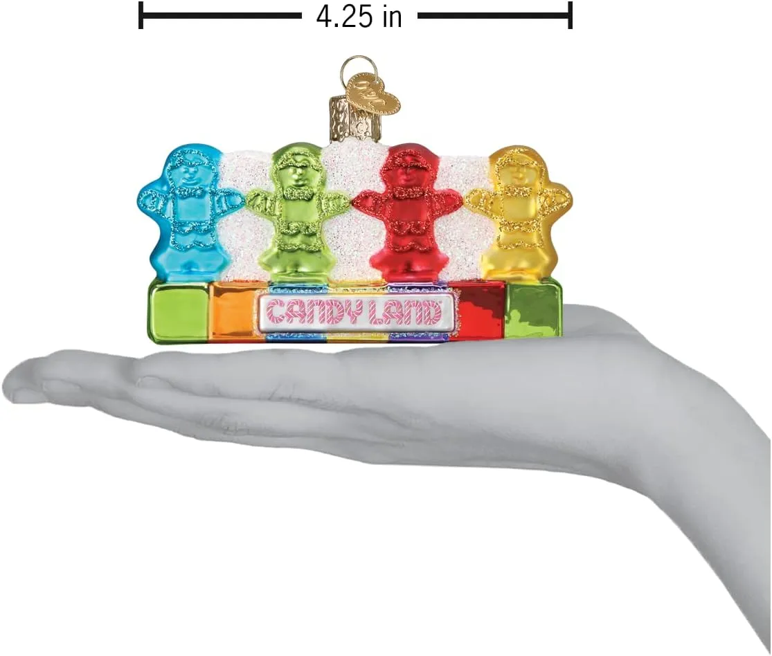 Old World Christmas Candy Land Kids Glass Blown Ornament for Christmas Tree