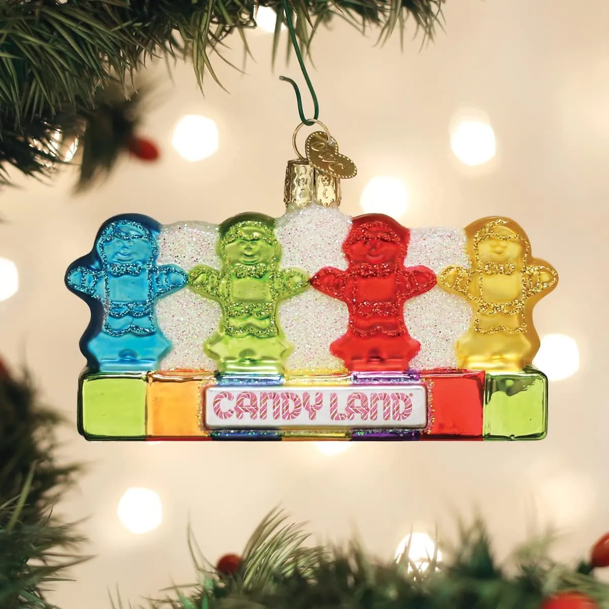 Old World Christmas Candy Land Kids Glass Blown Ornament for Christmas Tree