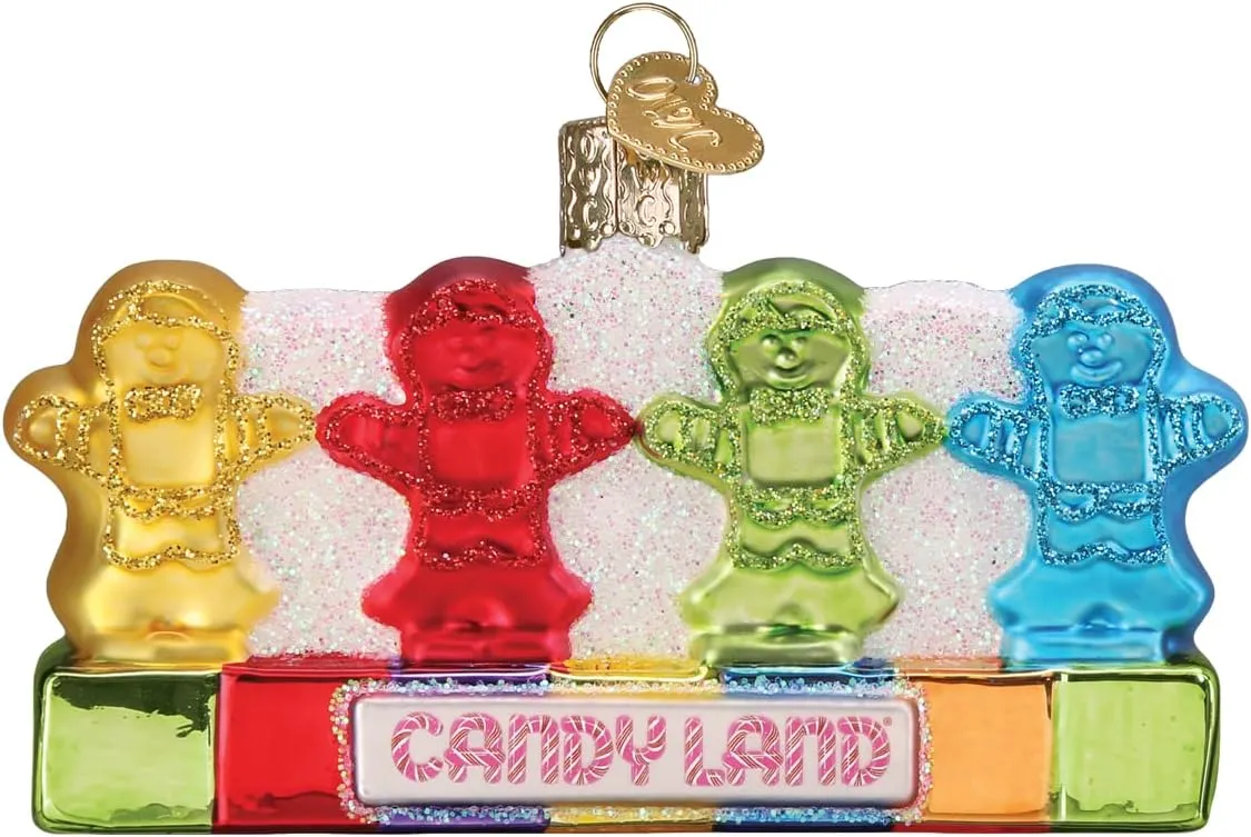 Old World Christmas Candy Land Kids Glass Blown Ornament for Christmas Tree