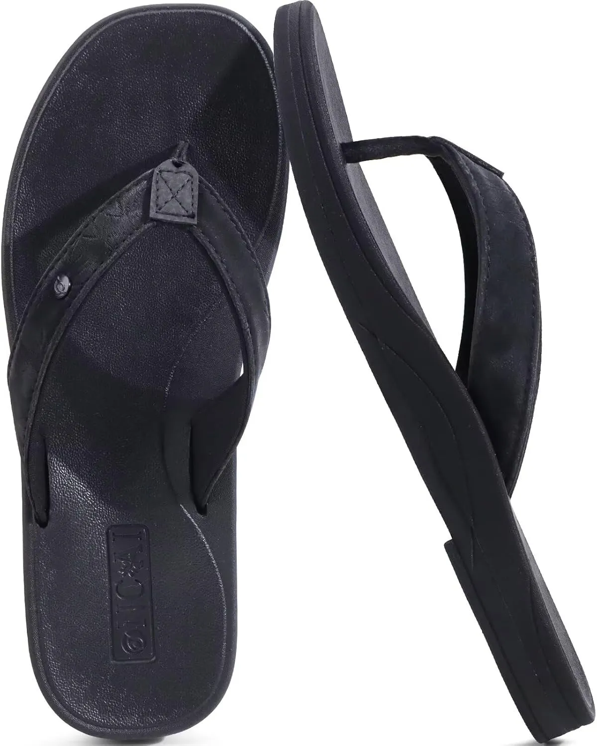 ONCAI Womens Cushion Flip Flops Women's Soft Comfortable Flip Flop Fashion Summer Beach Cute Lightweight Sandals for Woman Size 6-11