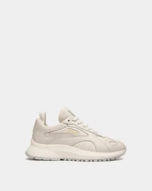 Outline Sneaker In White Leather