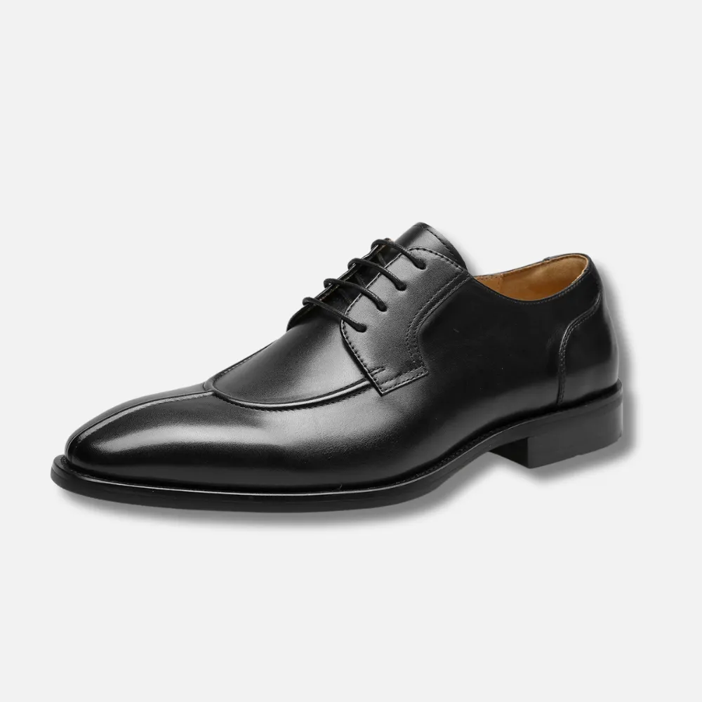 Oxford-Elite Classic Leather Derby Shoes