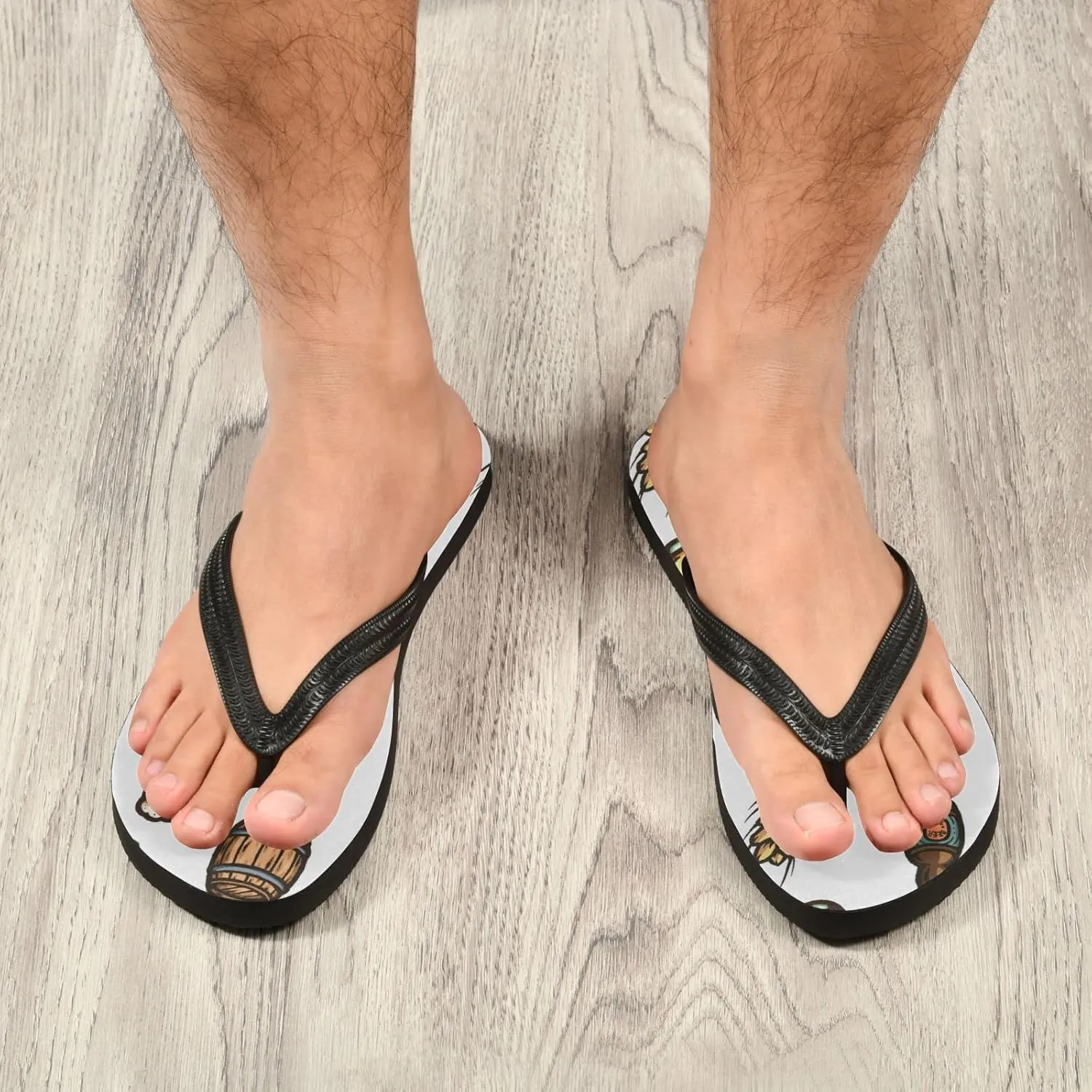 Oyihfvs Flip Flops Flip Sandal Home Slippers Hotel Spa Bedroom for Men Women XS-XXL
