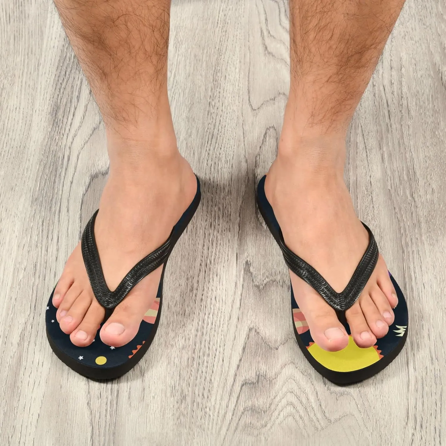 Oyihfvs Flip Flops Flip Sandal Home Slippers Hotel Spa Bedroom for Men Women XS-XXL