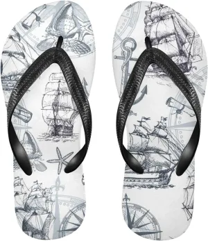 Oyihfvs Flip Flops Flip Sandal Home Slippers Hotel Spa Bedroom for Men Women XS-XXL