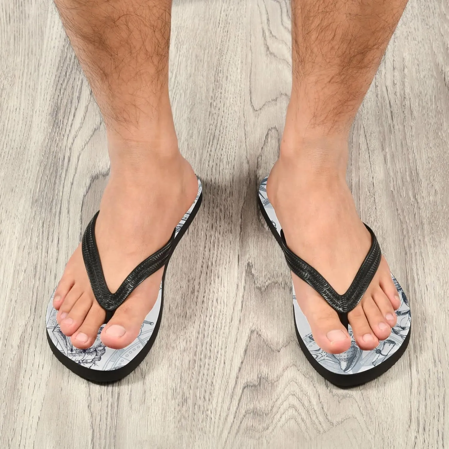 Oyihfvs Flip Flops Flip Sandal Home Slippers Hotel Spa Bedroom for Men Women XS-XXL