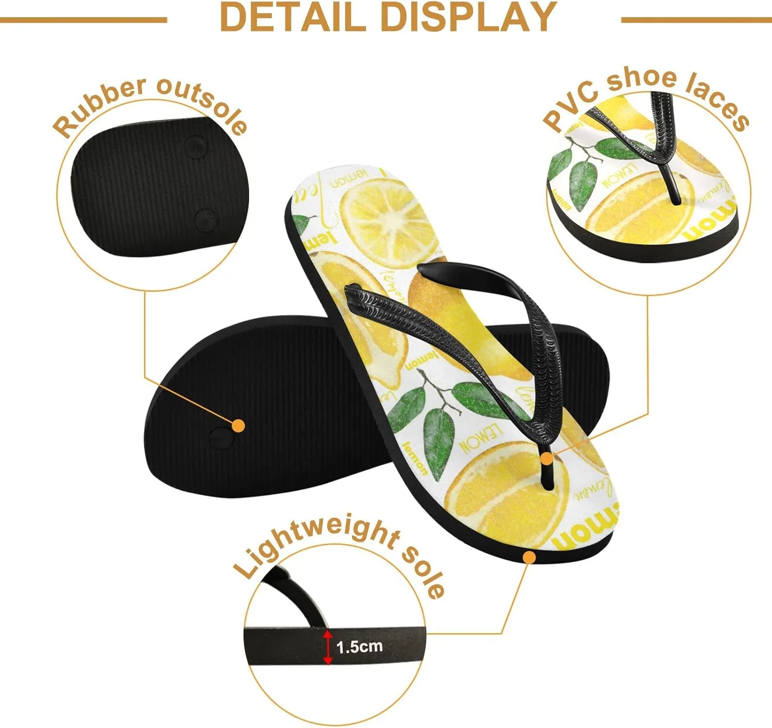 Oyihfvs Flip Flops Flip Sandal Home Slippers Hotel Spa Bedroom for Men Women XS-XXL