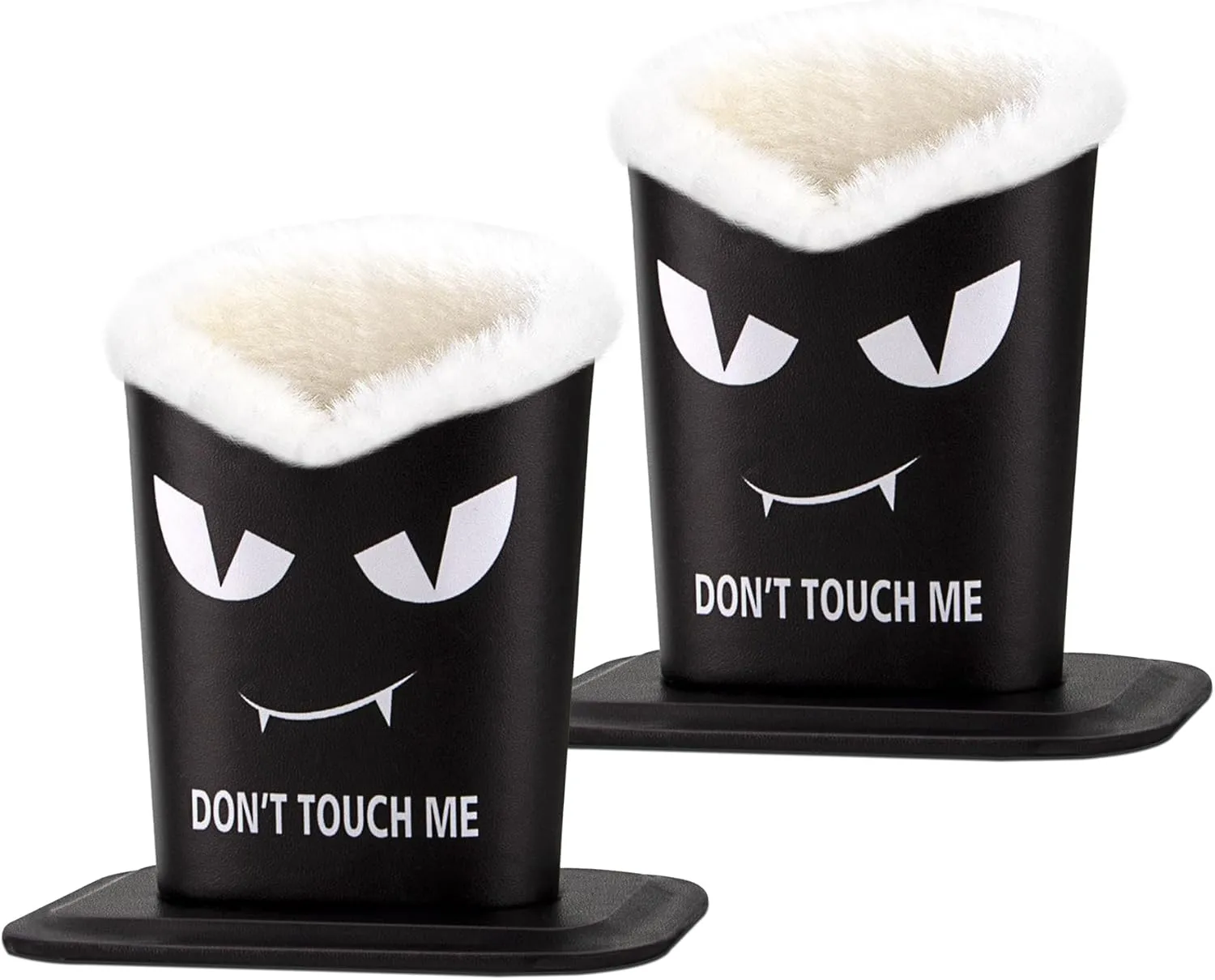 Pack of 2 Plush Lined Eyeglasses Holder Stand Protective Glasses Case For Desks Or Nightstands