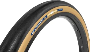 Panaracer GravelKing Slick Plus Tire - 700 x 40, Tubeless, Folding, Black/Brown