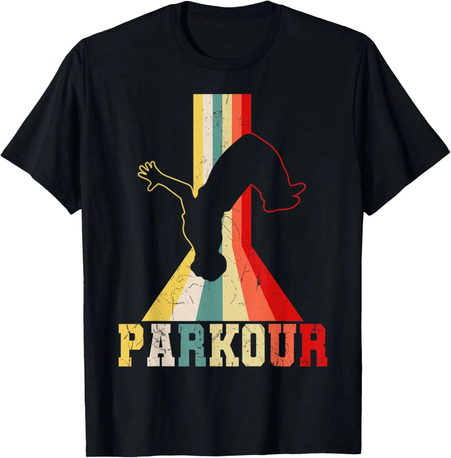 Parkour Freerunner Traceur Retro Freerunning Men Boys Kids T-Shirt
